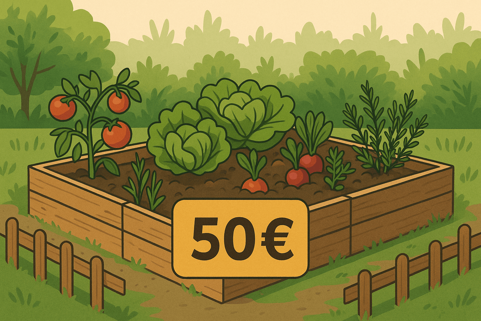 Combien ça coûte de louer un potager