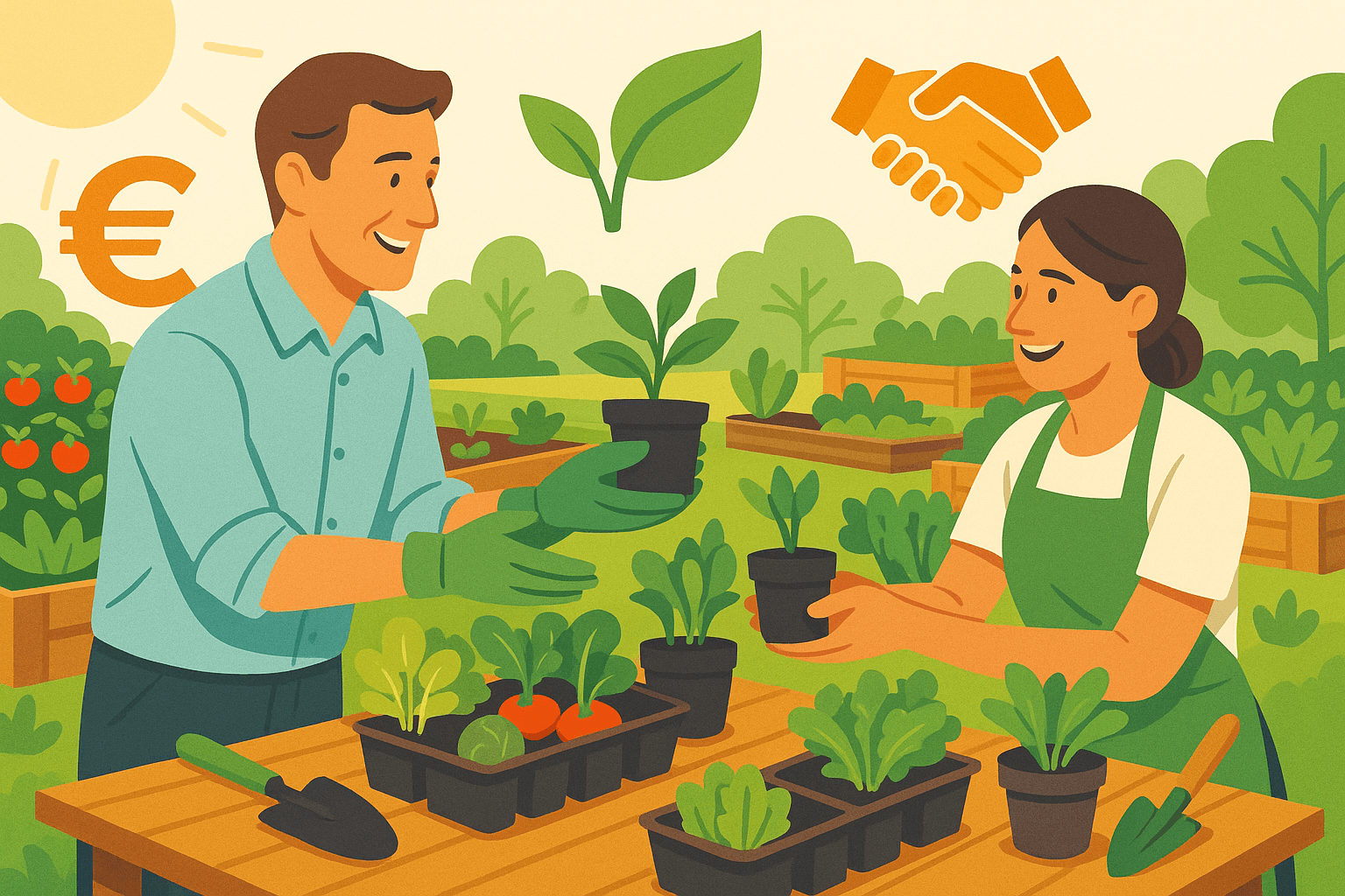 Pourquoi troquer des plants entre particuliers